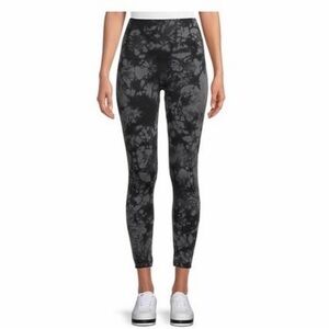 Bagatelle Seamless Black Tie High Waist Ankle Length Leggings